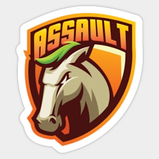 Assault Horse Sticker